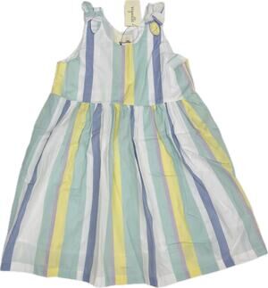 NWT Vignette 14Y Emma Dress in Blue/Yellow Stripe